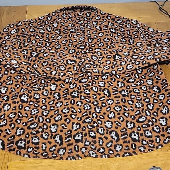 NWT Simply Southern 2xl leopard print shacket - Picture 8 of 9